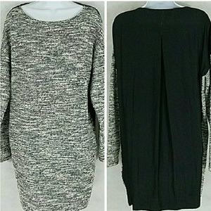 Banana republic dress with knit front back pleat